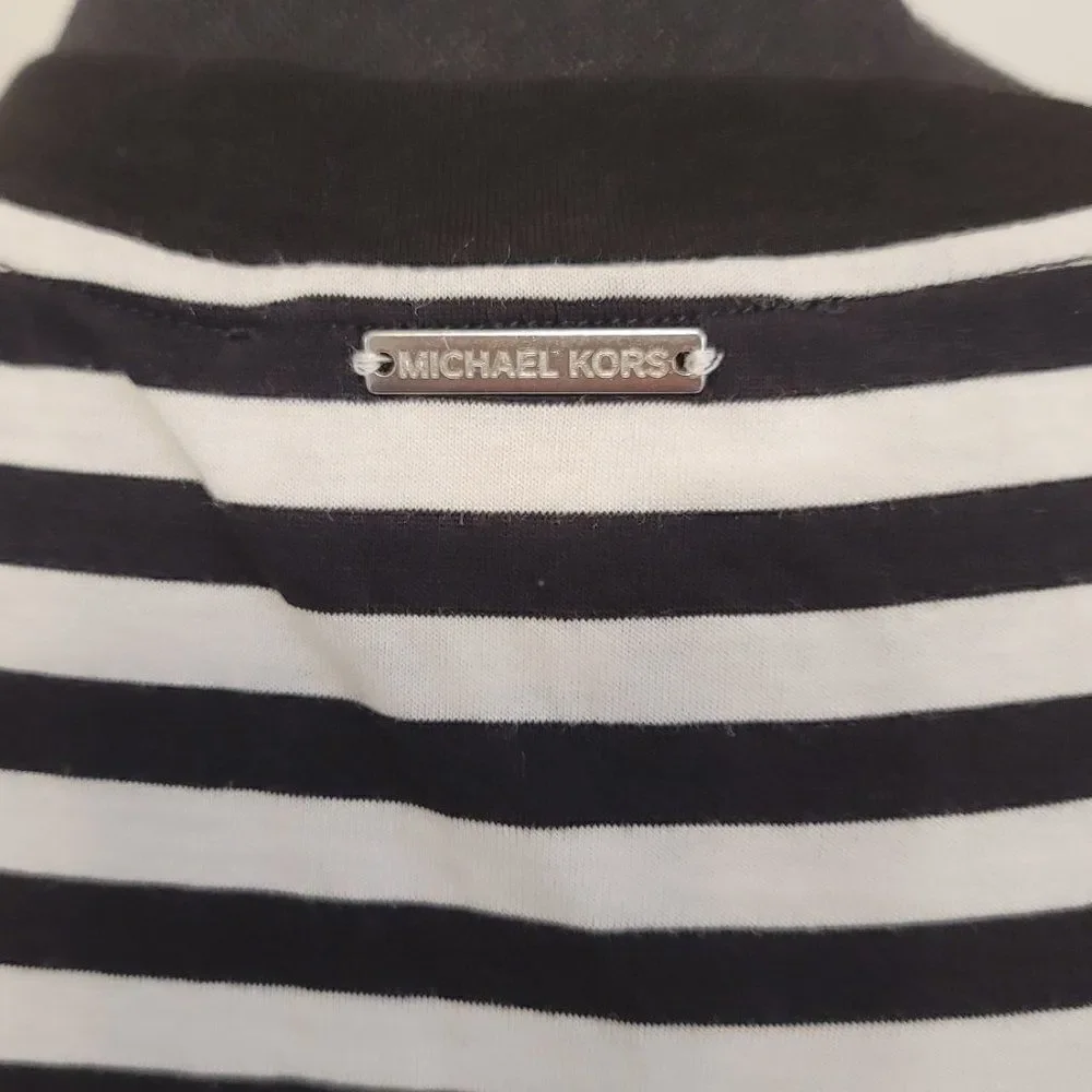 Michael Kors T-Shirt Stirped Dress